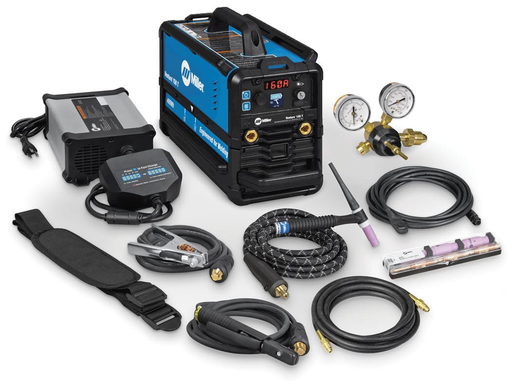 Miller Venture 150 T Battery Powered Welder w/ Charger & TIG Kit - 951000256