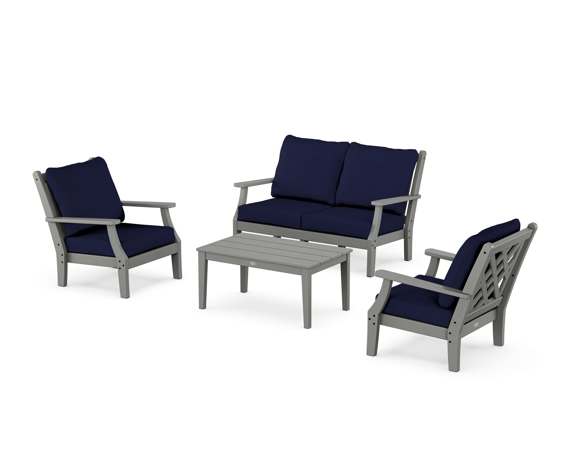Wovendale 4-Piece Deep Seating Set with Loveseat