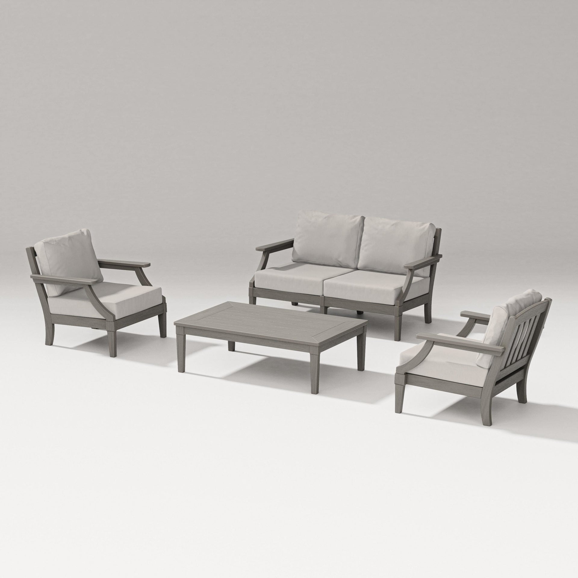 Estate Lounge 4-Piece Loveseat Set