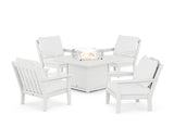 Cottage 5-Piece Deep Seating Set with Fire Pit Table