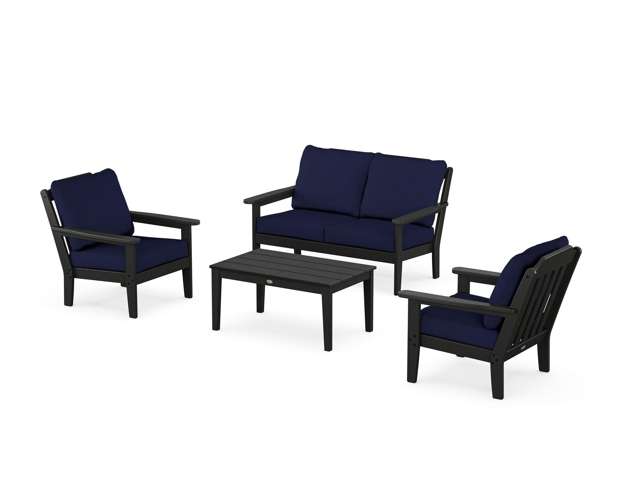 Cottage 4-Piece Deep Seating Set with Loveseat