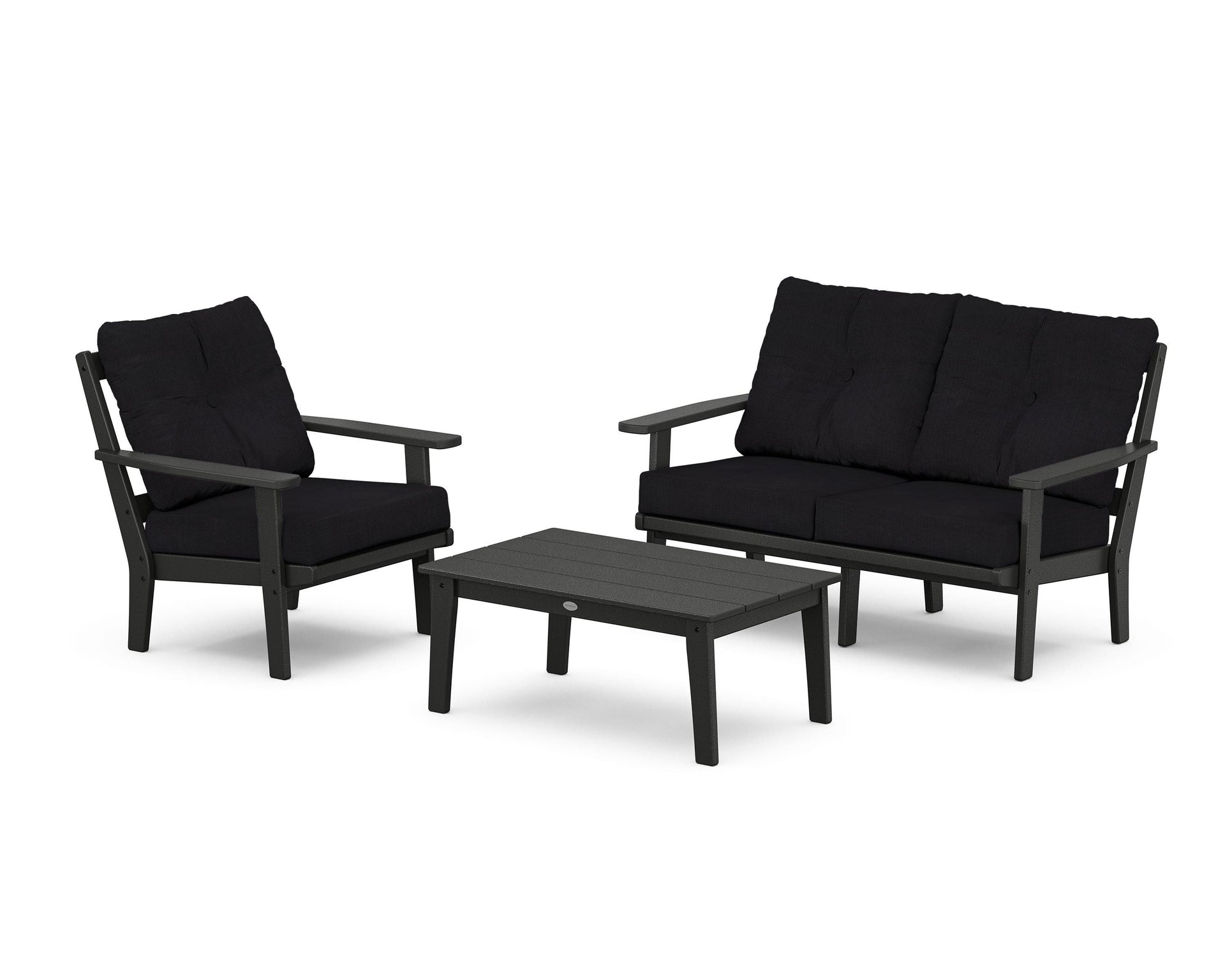 Oxford 3-Piece Deep Seating Set with Loveseat