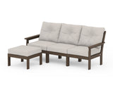 Vineyard 4-Piece Sectional with Ottoman