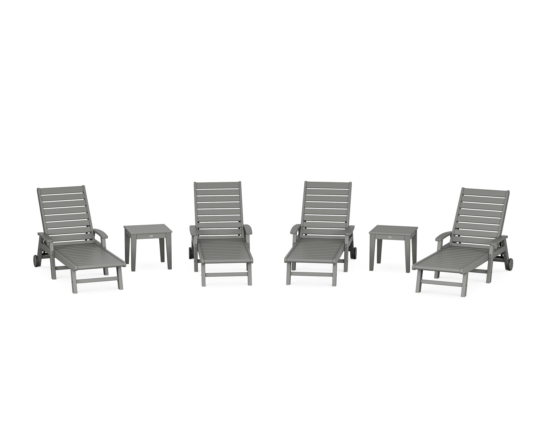 Signature Chaise 6-Piece Set with Wheels