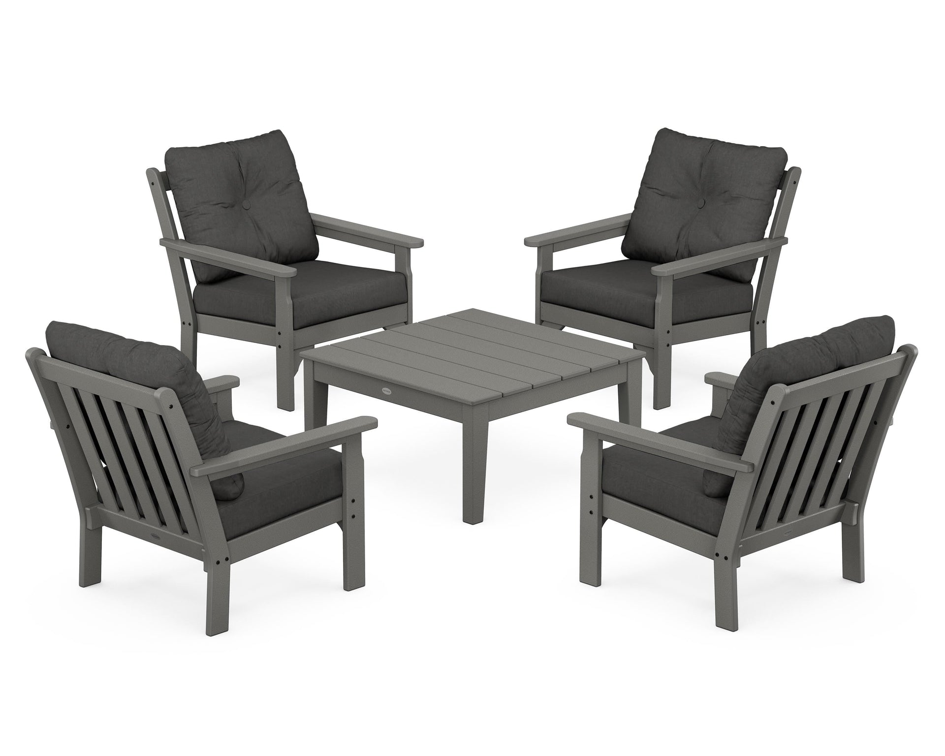 Vineyard 5-Piece Deep Seating Conversation Set