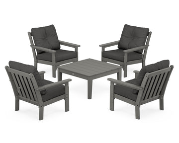 Vineyard 5-Piece Deep Seating Conversation Set