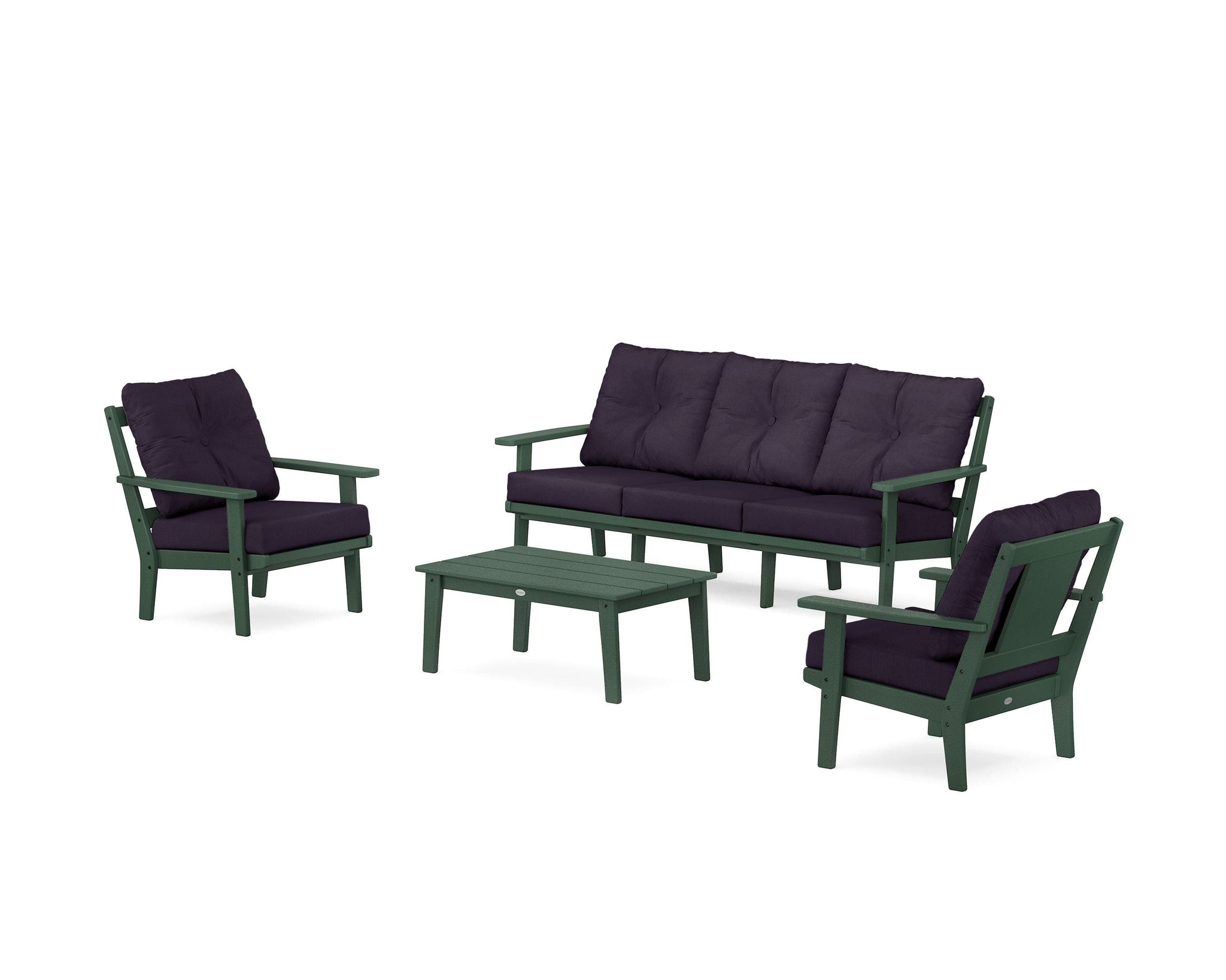 Prairie 4-Piece Deep Seating Set with Sofa