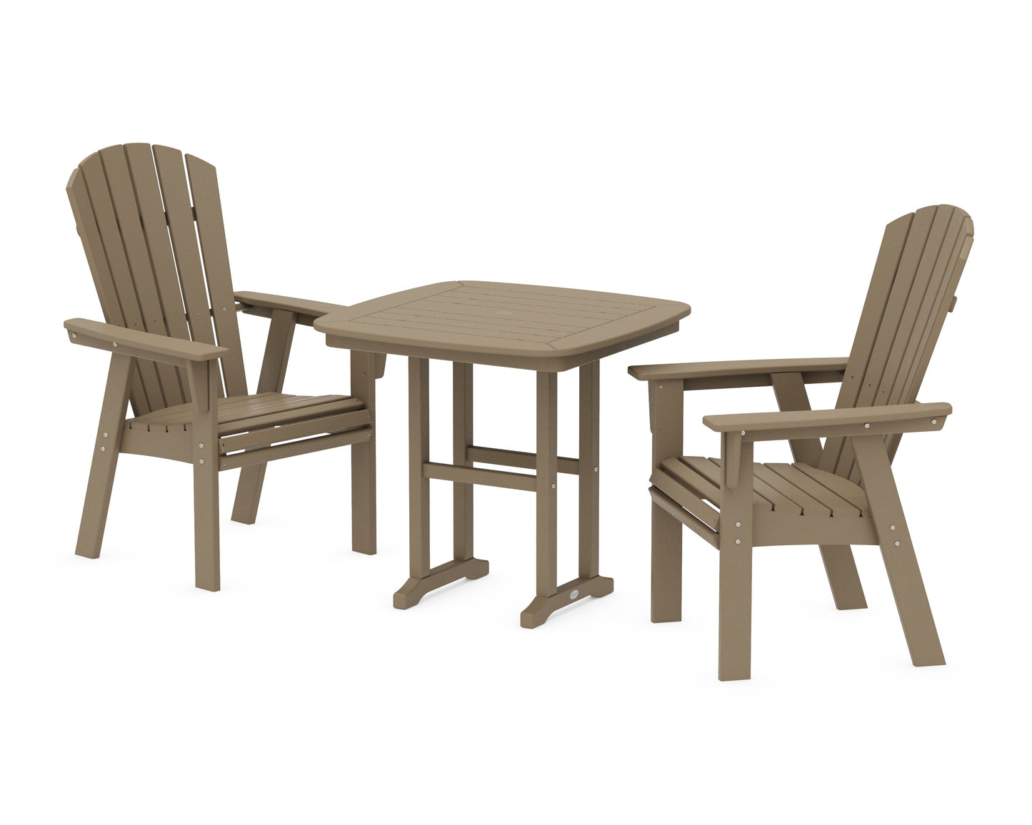 Nautical Adirondack 3-Piece Dining Set
