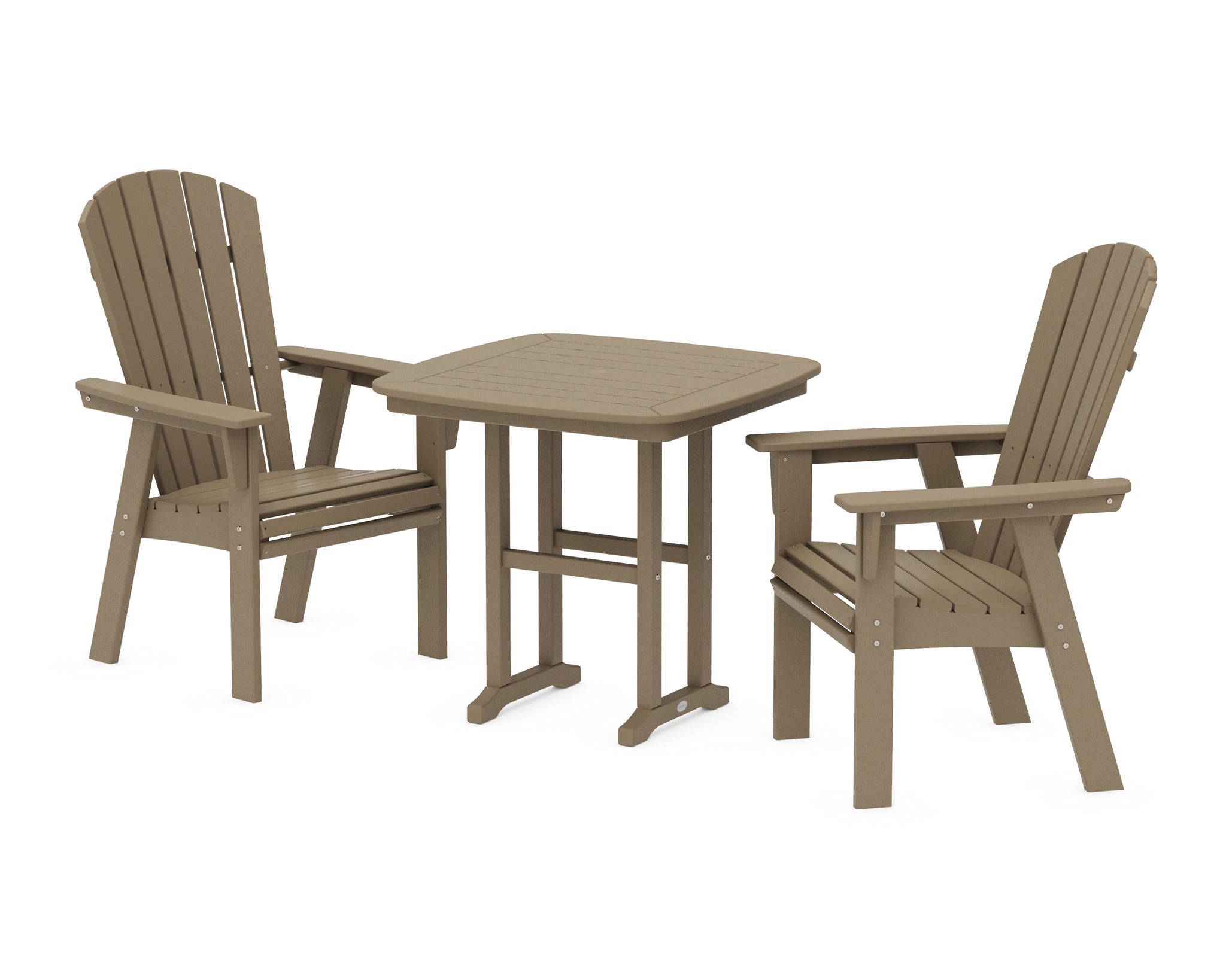 Nautical Adirondack 3-Piece Dining Set