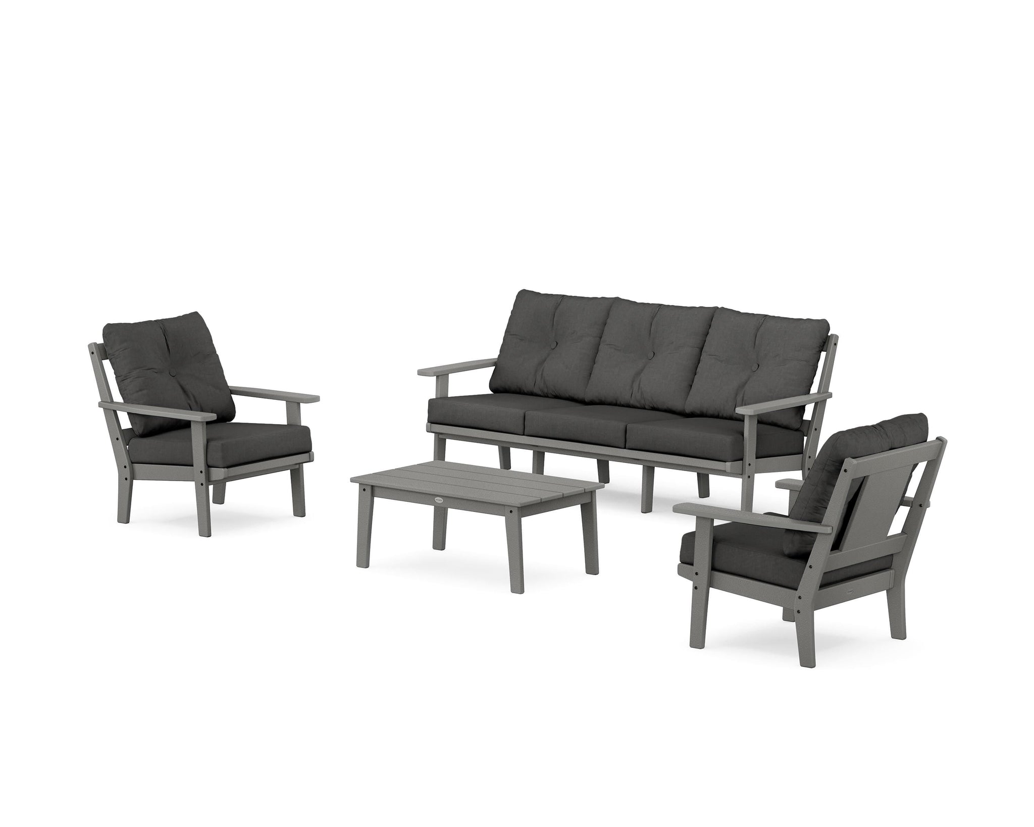 Prairie 4-Piece Deep Seating Set with Sofa