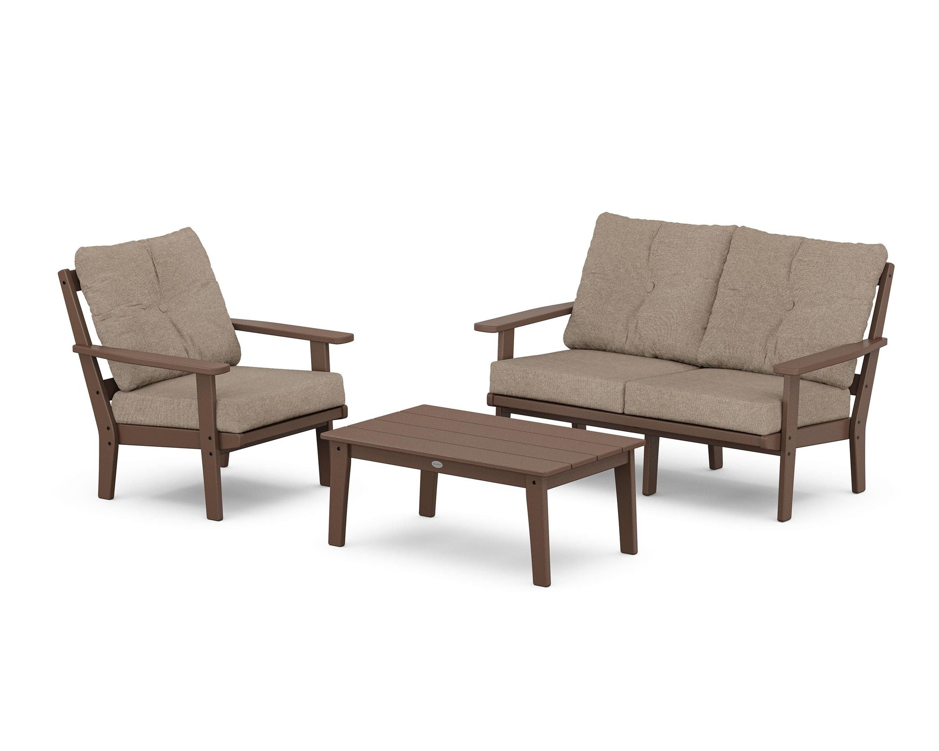Oxford 3-Piece Deep Seating Set with Loveseat
