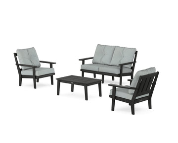 Oxford 4-Piece Deep Seating Set with Loveseat