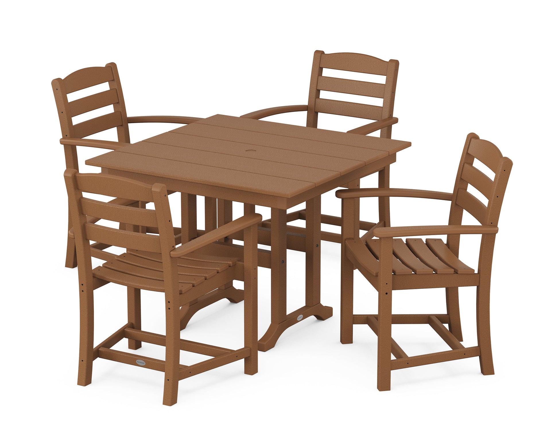La Casa Café 5-Piece Farmhouse Dining Set