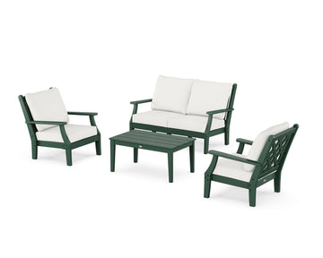 Wovendale 4-Piece Deep Seating Set with Loveseat