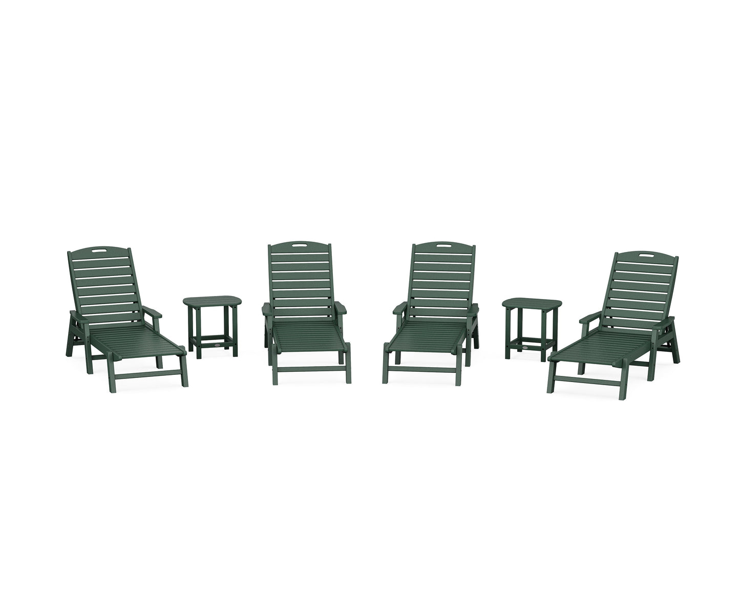 Nautical Chaise 6-Piece Set with Arms
