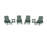 Nautical Chaise 6-Piece Set with Arms