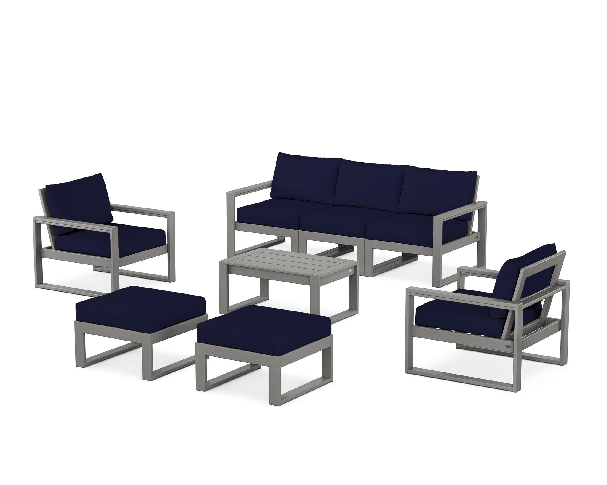 EDGE Sectional 8-Piece Lounge Sofa Set