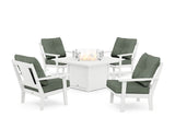 Prairie 5-Piece Deep Seating Set with Fire Pit Table