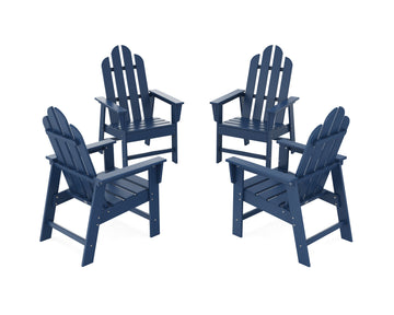 Long Island 4-Piece Upright Adirondack Conversation Set
