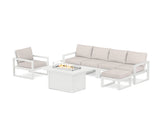EDGE Sectional Lounge and Fire Pit Set