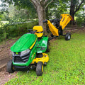 6 inch E-start ZONSEN 420cc 15hp Gasoline Engine Powered Drum Wood Chipper,  P4206