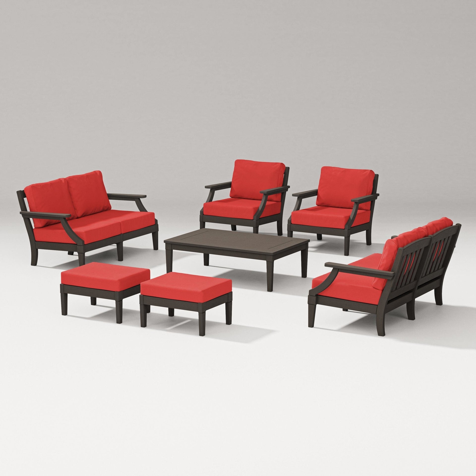 Estate 7-Piece Lounge Loveseat Set