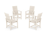 Modern 4-Piece Upright Adirondack Conversation Set