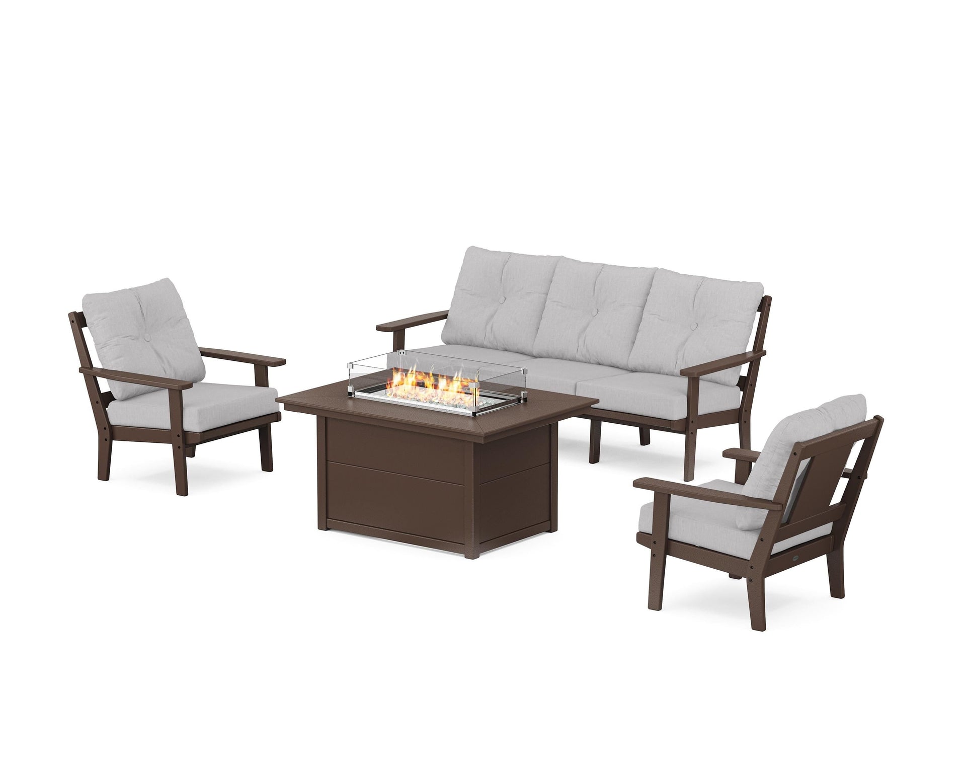 Prairie Deep Seating Fire Pit Table Set