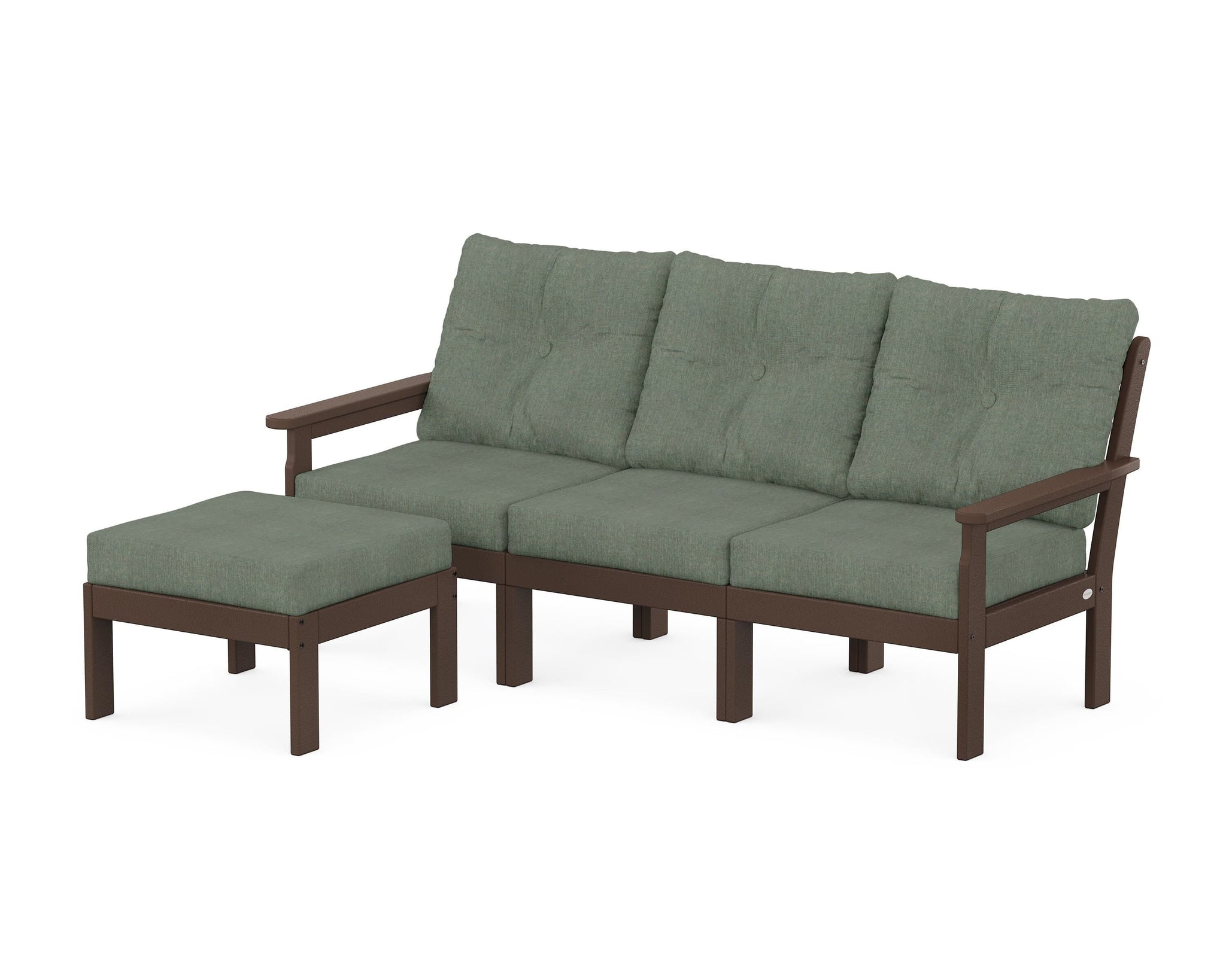 Vineyard 4-Piece Sectional with Ottoman