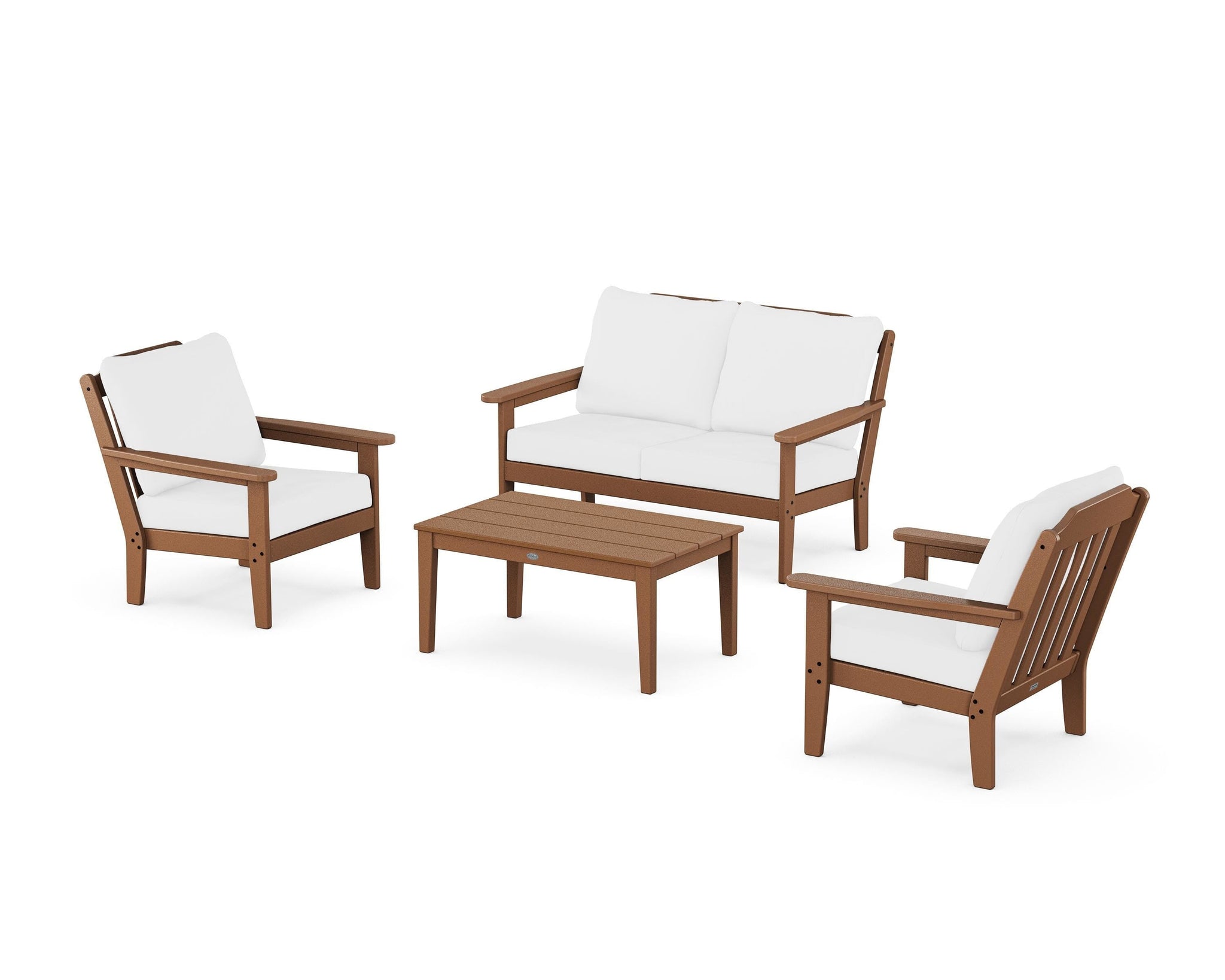 Cottage 4-Piece Deep Seating Set with Loveseat