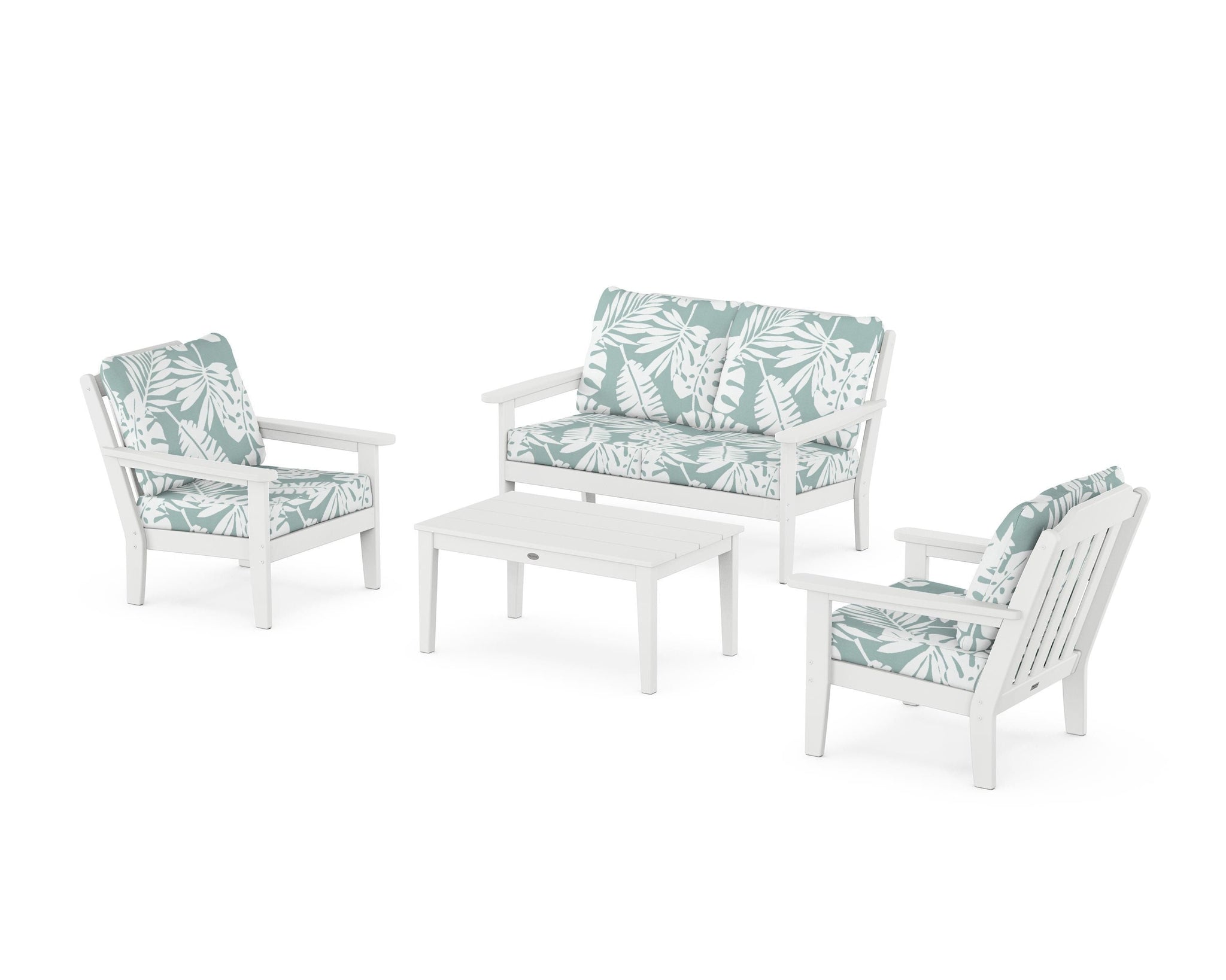 Cottage 4-Piece Deep Seating Set with Loveseat