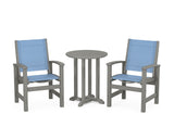 Coastal 3-Piece Round Bistro Dining Set