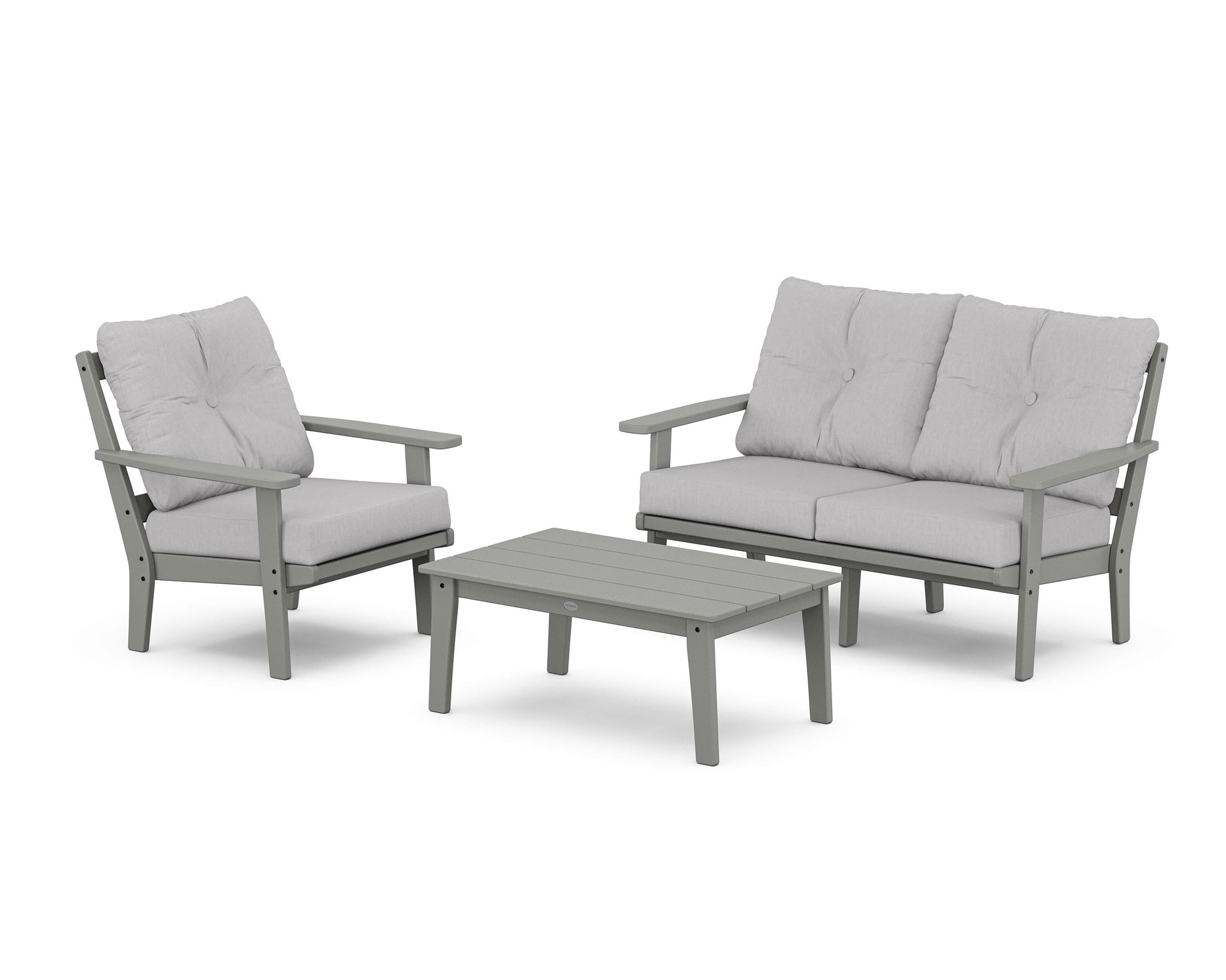 Prairie 3-Piece Deep Seating Set with Loveseat