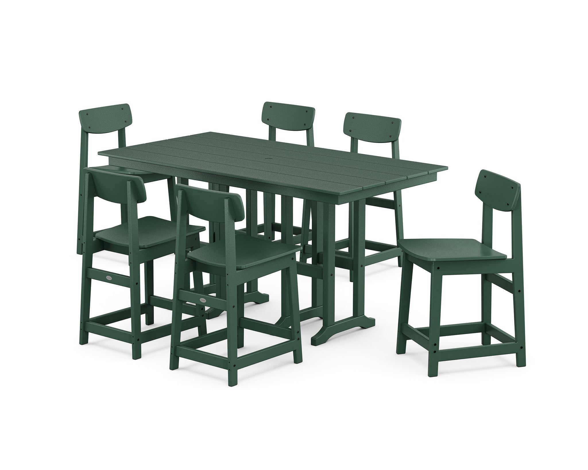 Modern Studio Urban Counter Chair 7-Piece Set