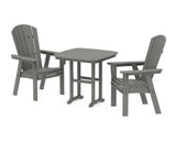 Nautical Adirondack 3-Piece Dining Set