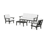 Prairie 4-Piece Deep Seating Set with Sofa