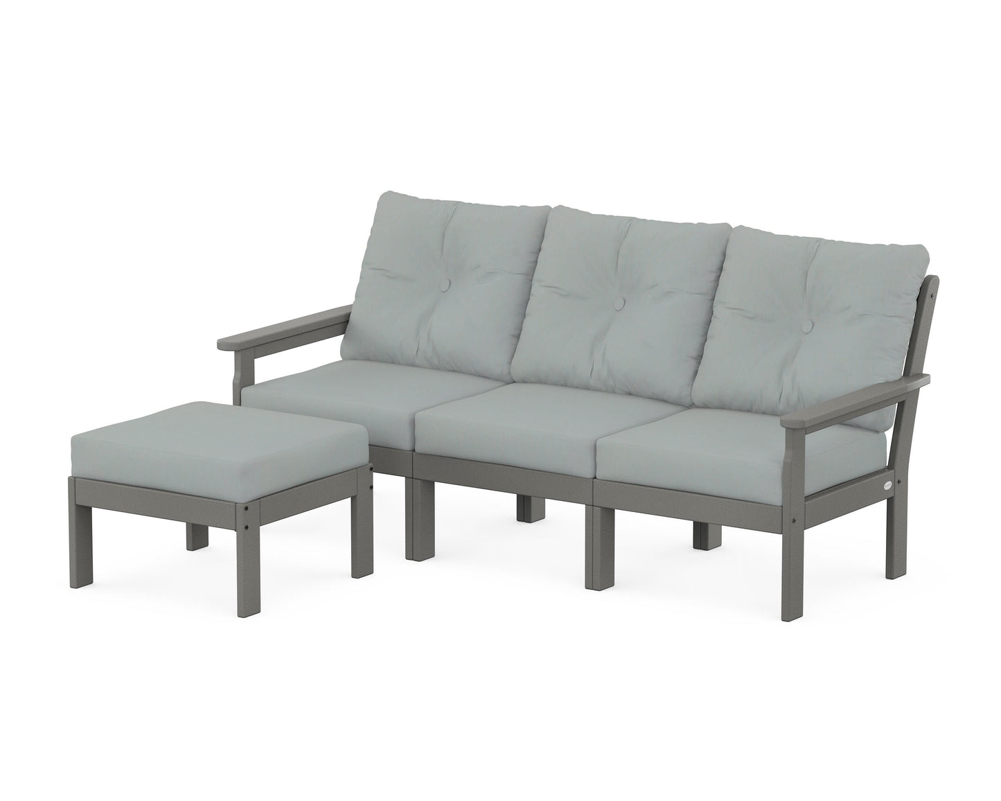 Vineyard 4-Piece Sectional with Ottoman