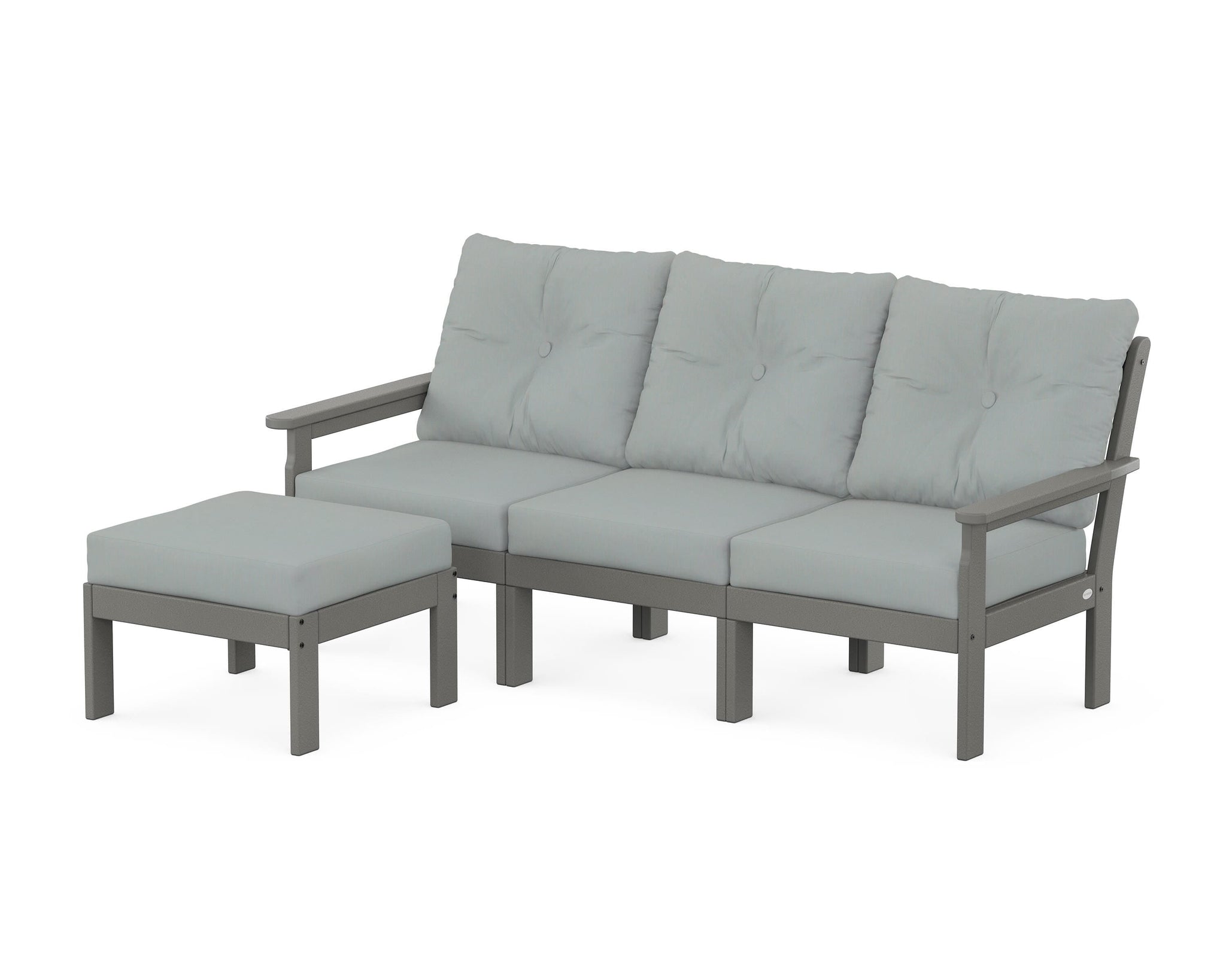 Vineyard 4-Piece Sectional with Ottoman
