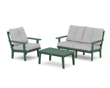 Oxford 3-Piece Deep Seating Set with Loveseat
