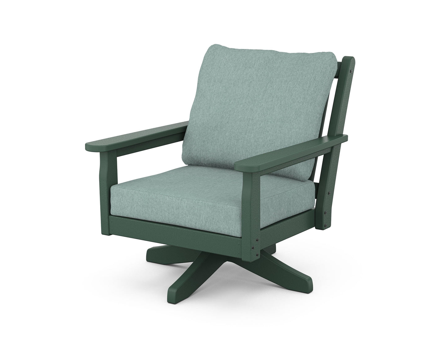 Chippendale Deep Seating Swivel Chair