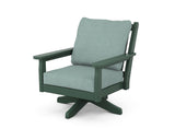 Chippendale Deep Seating Swivel Chair
