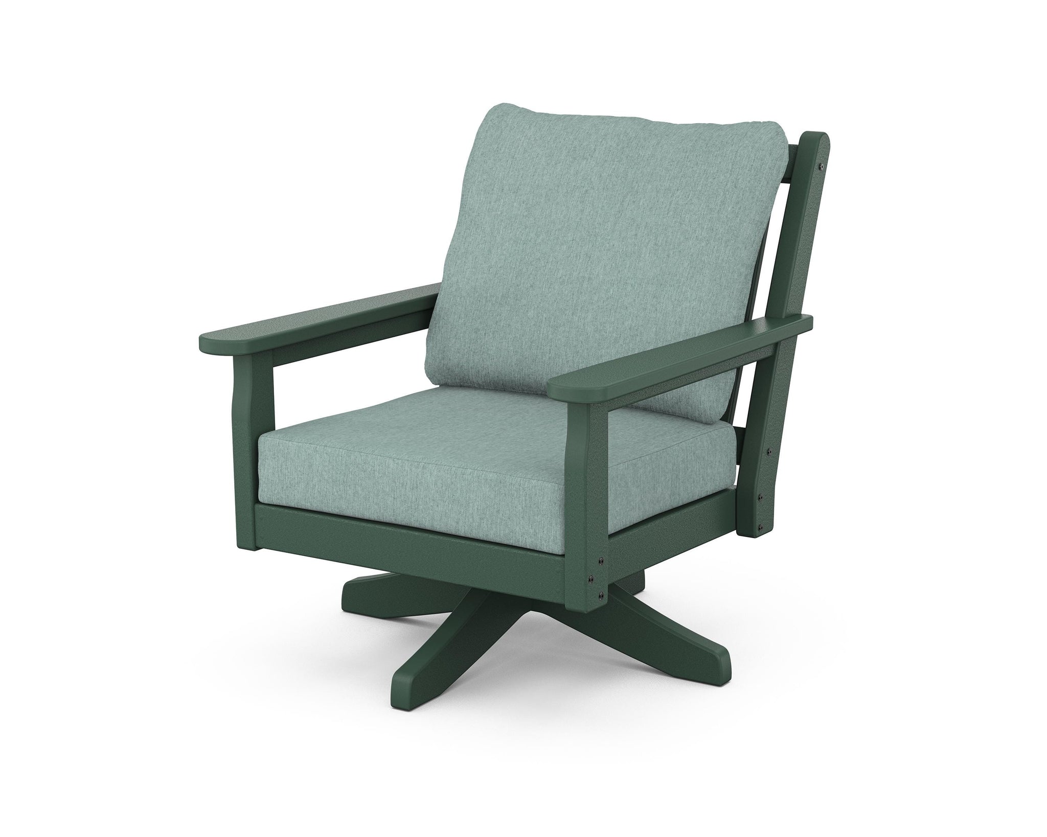 Chippendale Deep Seating Swivel Chair