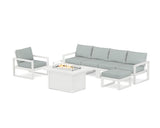 EDGE Sectional Lounge and Fire Pit Set