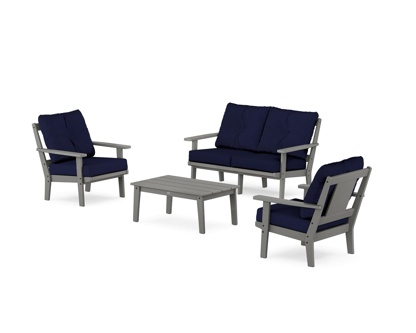 Prairie 4-Piece Deep Seating Set with Loveseat