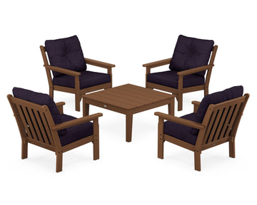 Vineyard 5-Piece Deep Seating Conversation Set