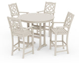 Chinoiserie 5-Piece Round Bar Set