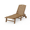 Nautical Chaise with Wheels