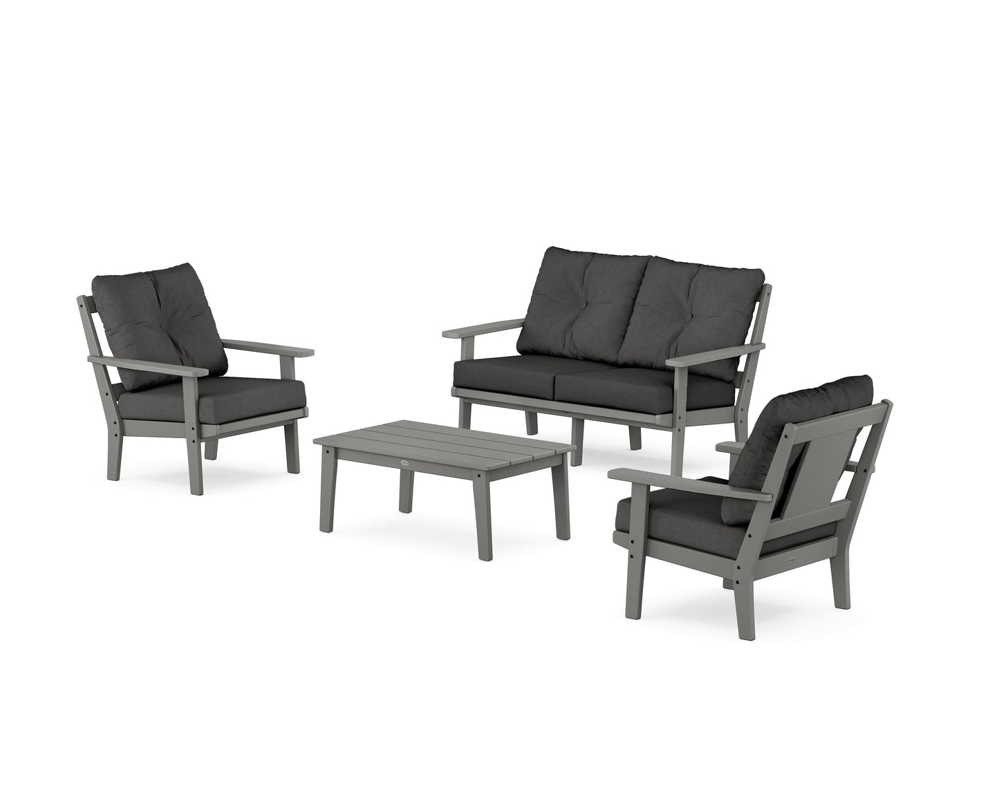 Prairie 4-Piece Deep Seating Set with Loveseat