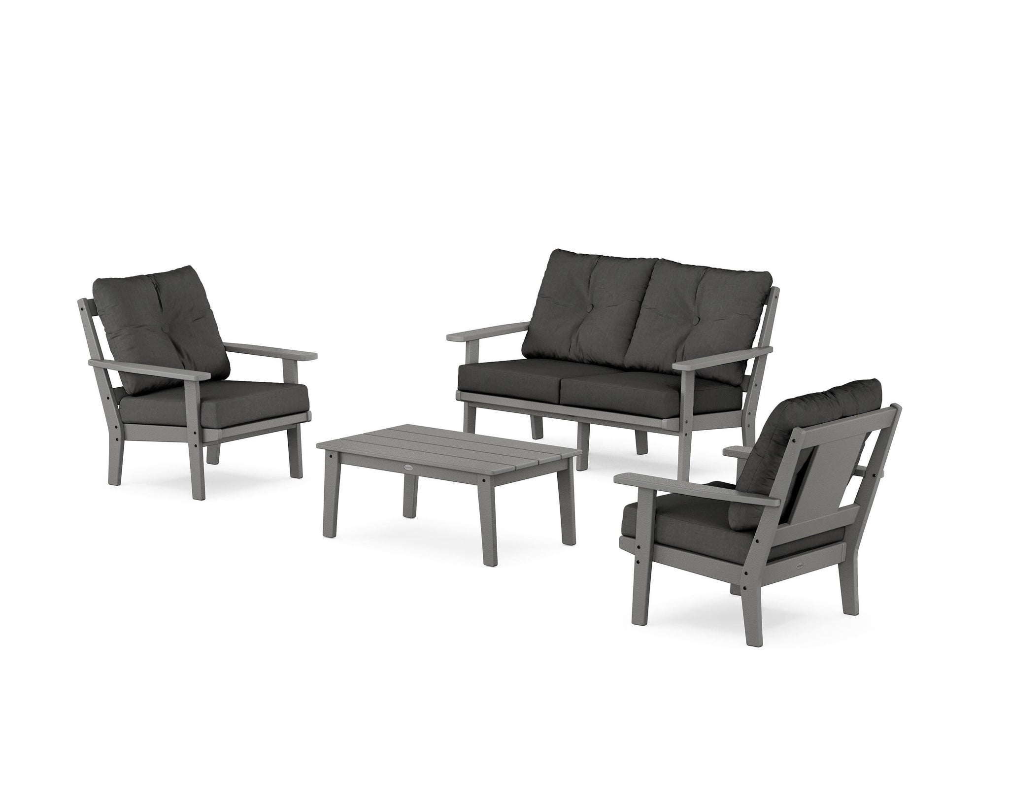 Prairie 4-Piece Deep Seating Set with Loveseat