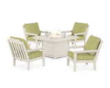 Cottage 5-Piece Deep Seating Set with Fire Pit Table